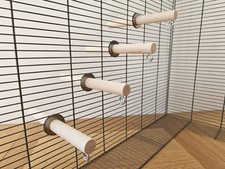 4x Dual-Ended Cage Perches &