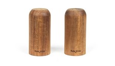 Salter Toronto Salt & Pepper Shakers Set Of 2 Wood Compact Refillable Seasoning
