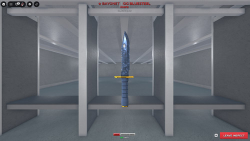 Bayonet bluesteel knife - si,