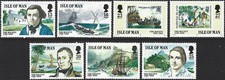 1989 Isle of Man Sg 408/414 Bicentenary of the Mutiny on the Bounty MNH