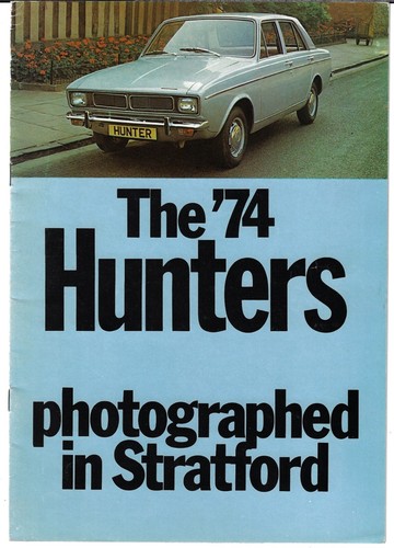 Hillman hunter 1973 1974 - hillman, 1973-1974