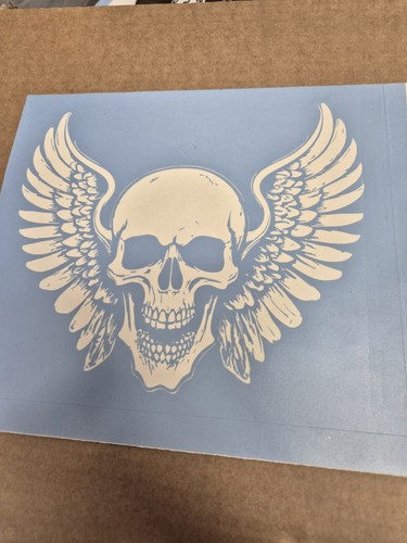 Skull design airbrush - airbrush, stencil