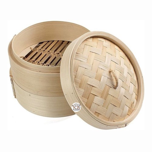 Tier bamboo steamer set - 7",