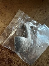 Blue Crane (Silver brooch Style) - Birdlife South Africa- Brooch Badge RARE