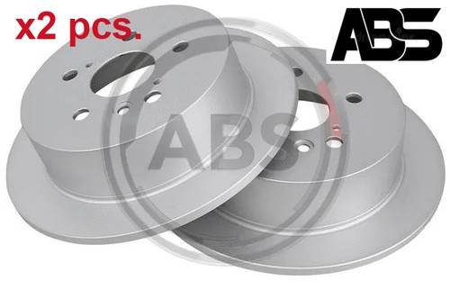 Pcs rear brake disc set - x2,