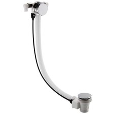 Nuie Freeflow Bath Filler with Pop-Up Waste & Overflow Chrome  E358