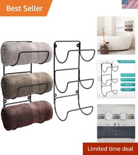 Durable Black 6-Level Towel