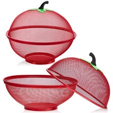 2 Pcs Fruit Basket with Lid