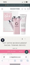 Microcurrent facial toning and