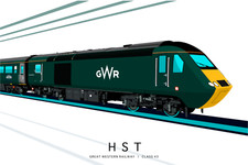 ARTWORK PRINT - HST POWER CAR