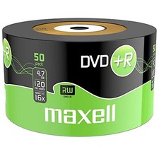 1 x Maxell DVD+R 4.7GB 50 Pack