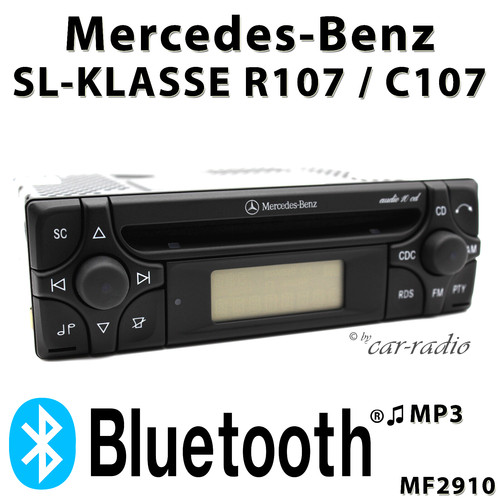 Mercedes r107 radio audio - mercedes,