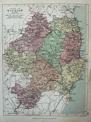 Wicklow ireland 1881 antique - 1881,
