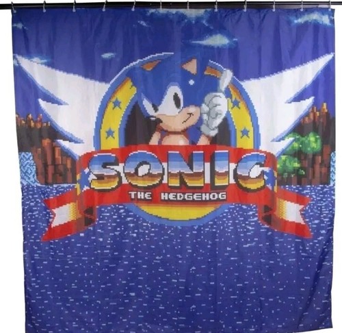 Sonic the hedgehog shower - sonic,