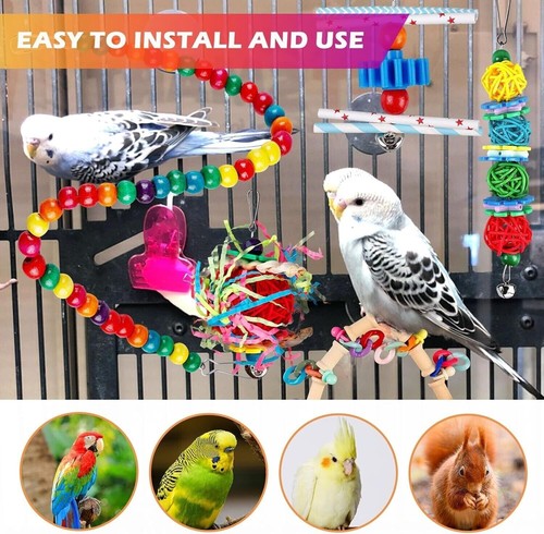 Pcs parrot toys metal rope - toys,