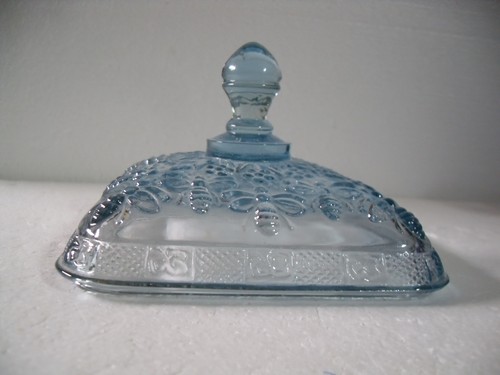 Indiana glass light blue tiara - glass,