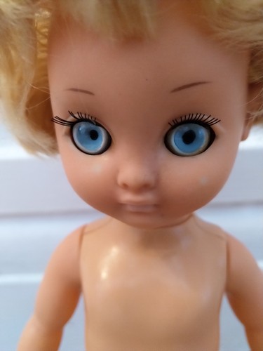 Vintage doll flirty eyes - vintage,