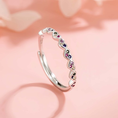 Colourful heart adjustable - colourful,