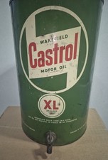 Vintage Castrol Can With Tap