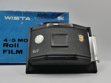 WISTA TYPE N 6X7 ROLL FILM HOLDER FOR 4X5 LARGE FORMAT CAMERAS BOXED 2154