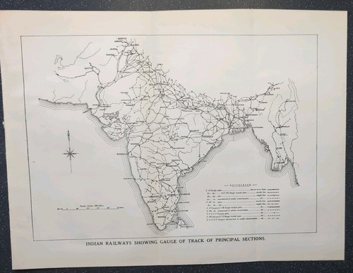 Original 1929 map indian - original,