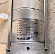 Grundfos SP 3A-33 Borehole Pump 4" Rp 1 1/4" 2.2kW 10001K33 400v #3532 VAT