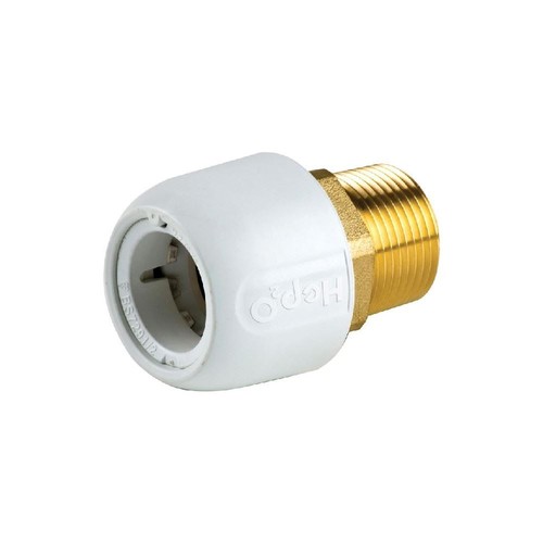 Wavin brass plastic male - plastic,