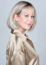 Belle Tress Destiny wig, root beer float blonde. Heat Friendly. Worn for an hour