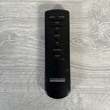 Genuine Ferguson Videostar VHS VCR Video Remote Control Handset Vintage Black