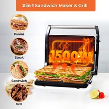1500w electric panini grill - 1500w,