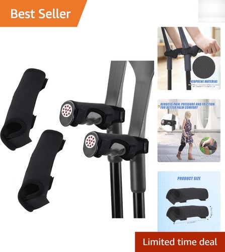 Breathable crutch handle - crutch, pads