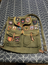 Vintage Relum Backpack Canvas  & Leather 60’s, Cool Retro Well Travelled VGC