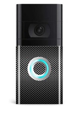 Black Metal Hex Doorbell Skin