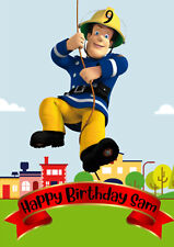 Personalised Fireman Sam Card Birthday Inspired