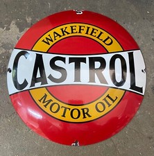 Castrol Motor Oil Enamel Sign