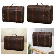 Wooden Vintage Style Suitcase