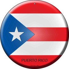Puerto Rico Flag Round