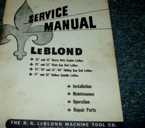 Leblond gap bed lathe - leblond,