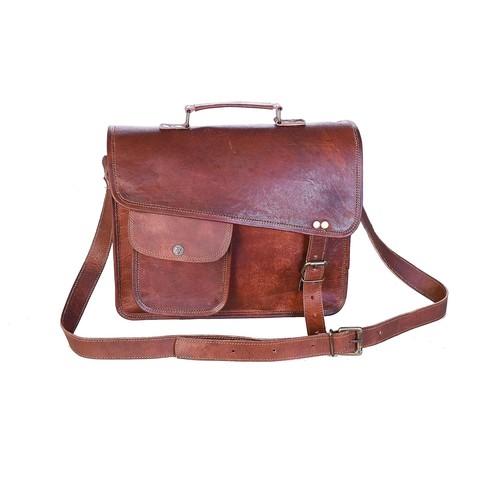 Leather messenger fine bag - messenger,