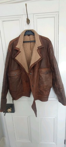 Mens vintage brown leather - brown,