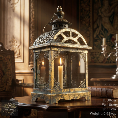 Antique gold style - gold, metal