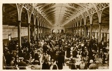RPPC Vintage Postcard Market Barnstaple Devon England