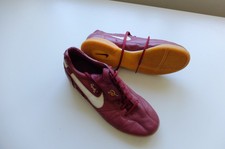 2007 Nike  R10 IC PRO Tiempo Legend II Leather Ronaldinho Indoor UK 9.5 *FLAWS