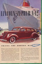 Magazine Ad - 1937 - Lincoln -