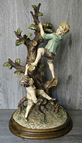 Vintage italy capodimonte boys - capodimonte,