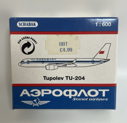 Schabak 600 aeroflot soviet - schabak, 1:600