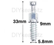 12 IKEA 130618 Cam Lock Dowel