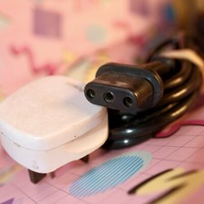 3 Pin Power Cord for Tape Recorder / Film Dev Equipment