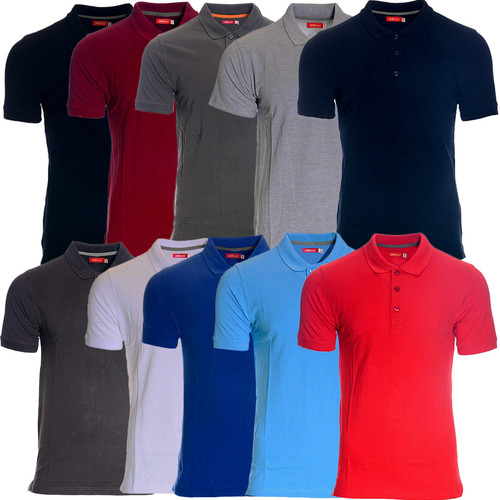 Mens solid polo - polo, 100%