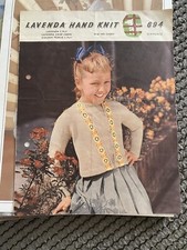 Vintage Knitting Pattern Girls